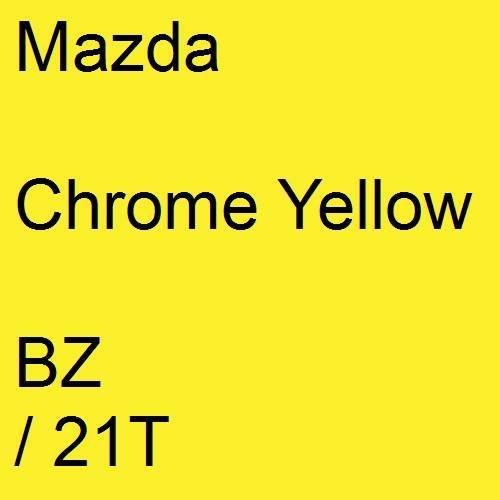 Mazda, Chrome Yellow, BZ / 21T.